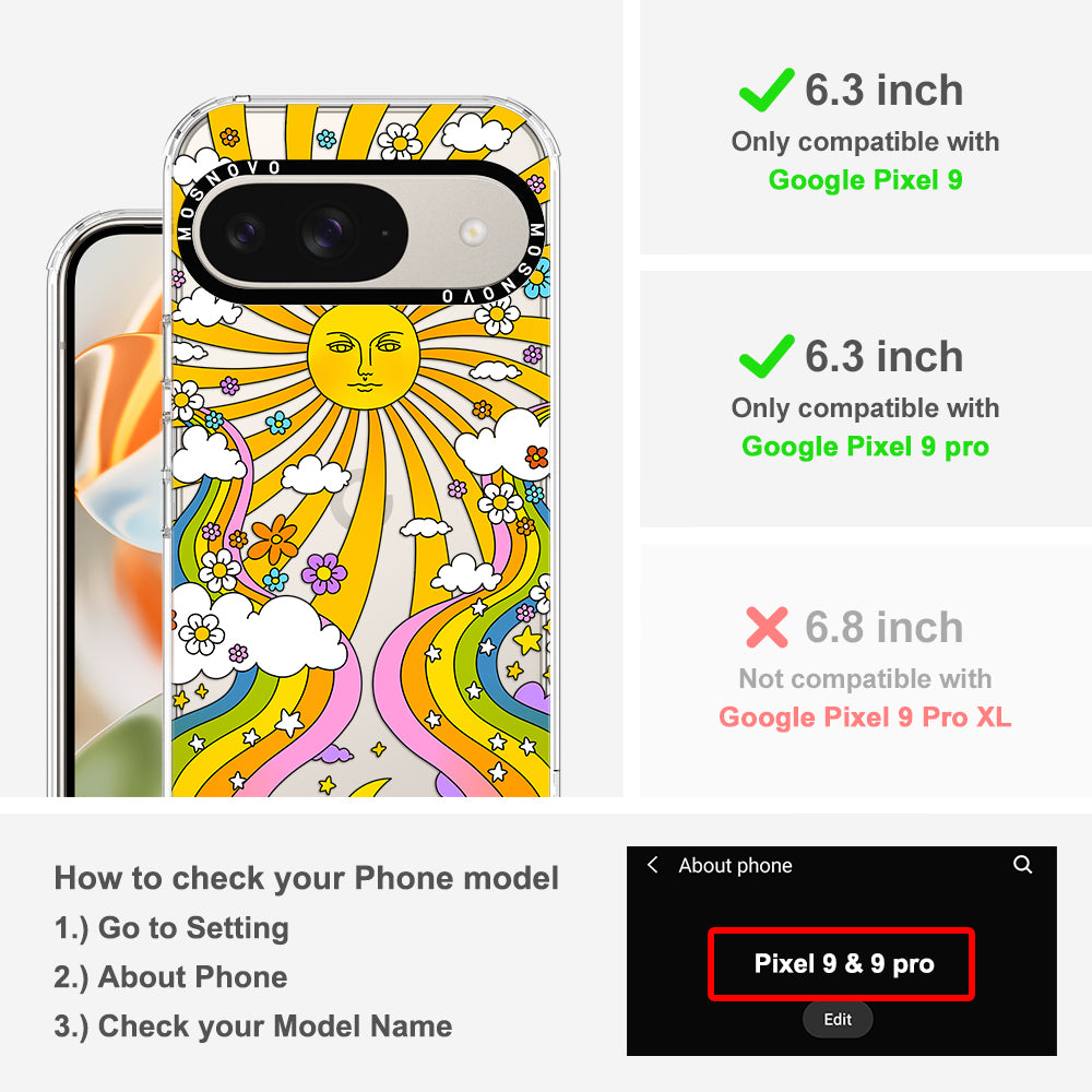 70's Psychedelic Groovy Art Phone Case - Google Pixel 9 Case