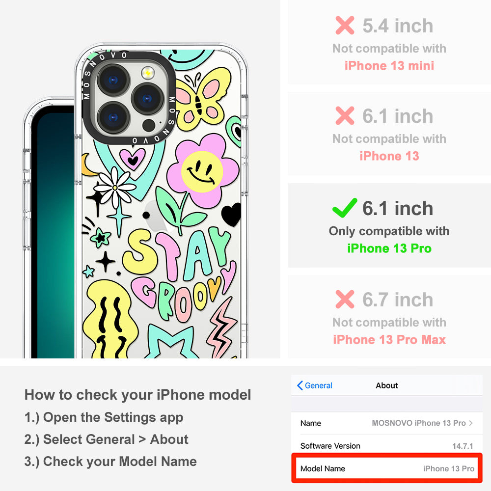 Stay Groovy Phone Case - iPhone 13 Pro Case