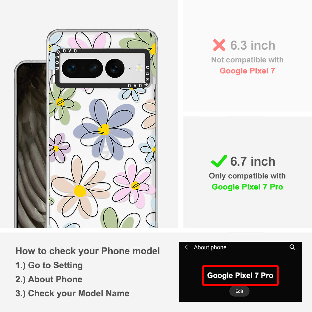Linear Blooms Phone Case - Google Pixel 7 Pro Case