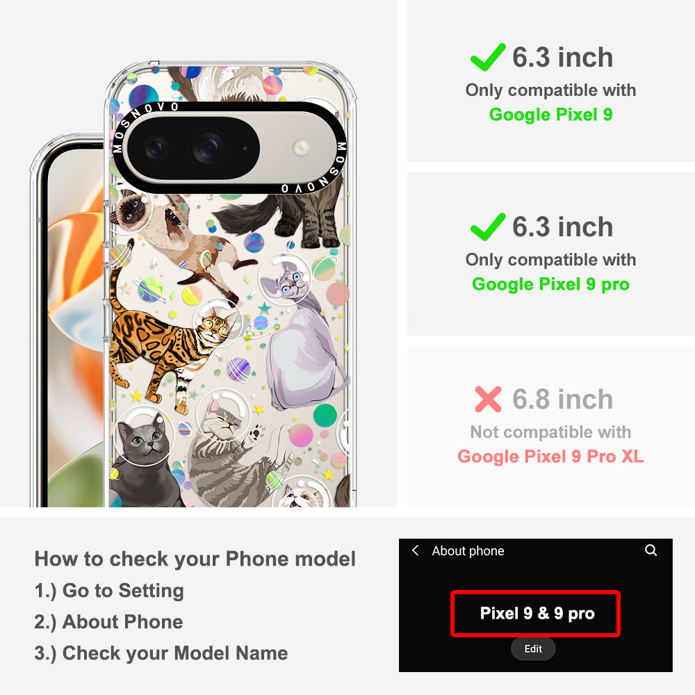 Space Cat Phone Case - Google Pixel 9 Case