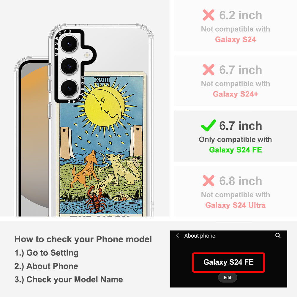 The Moon Phone Case - Samsung Galaxy S24 FE Case - MOSNOVO