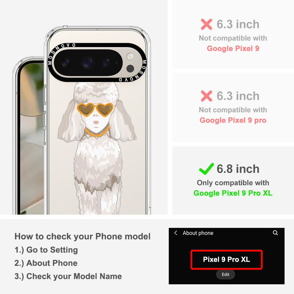 Elegant Poodle Phone Case - Google Pixel 9 Pro XL Case