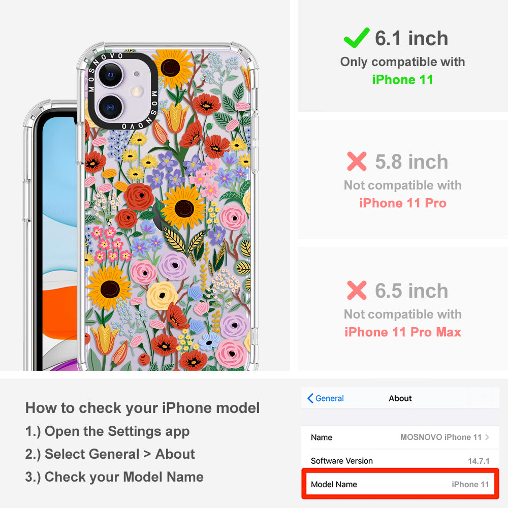Blossom & Bloom Phone Case - iPhone 11 Case