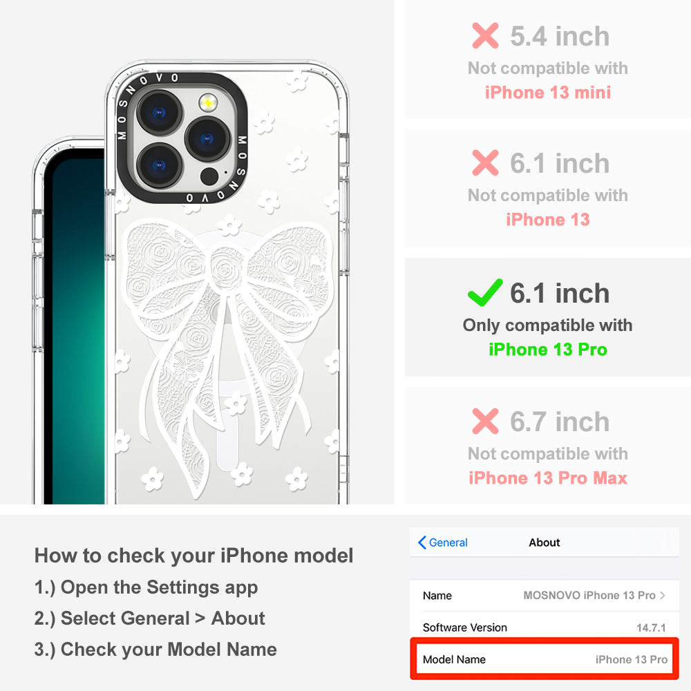 Lacey Bow Phone Case - iPhone 13 Pro Case