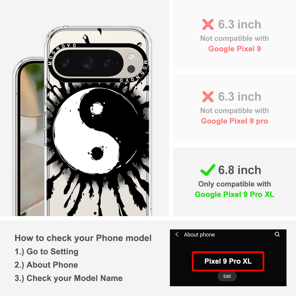 Ying Yang Phone Case - Google Pixel 9 Pro XL Case