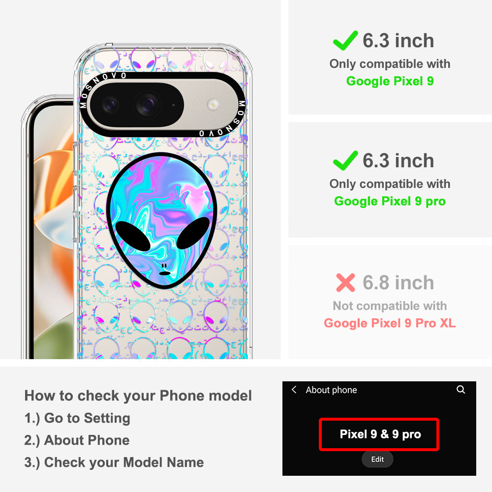 Space Alien Phone Case - Google Pixel 9 Pro Case