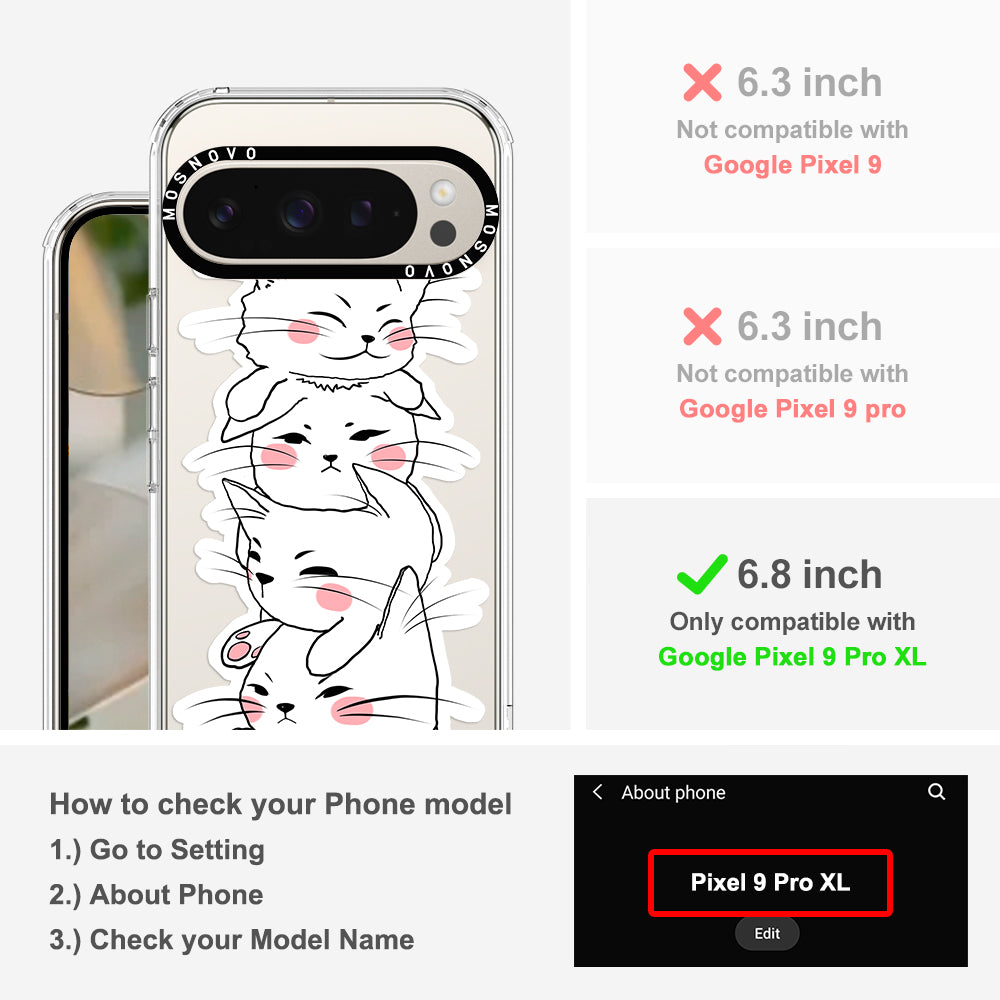 Squishcat Phone Case - Google Pixel 9 Pro XL Case