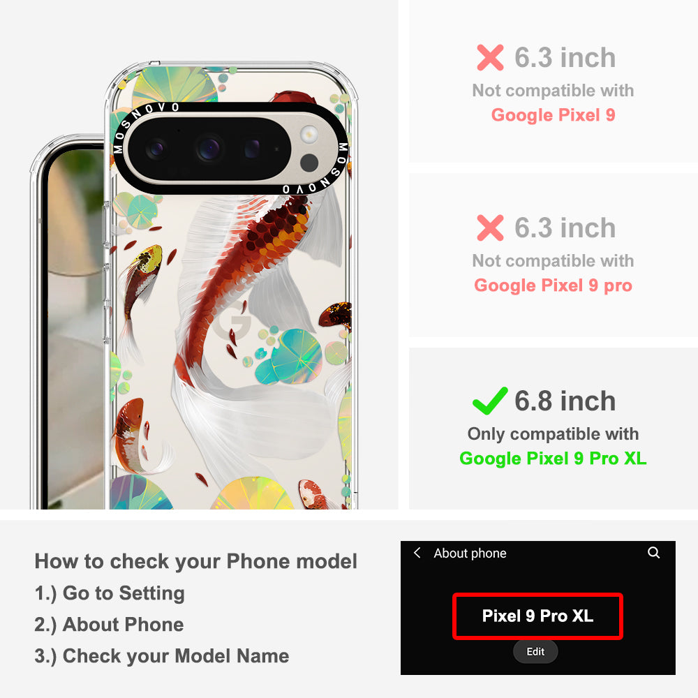 Koi Art Phone Case - Google Pixel 9 Pro XL Case