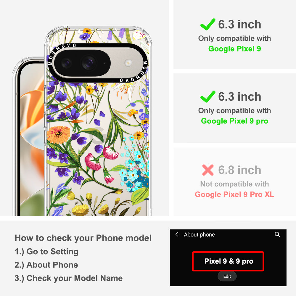 Floral Garden Phone Case - Google Pixel 9 Pro Case