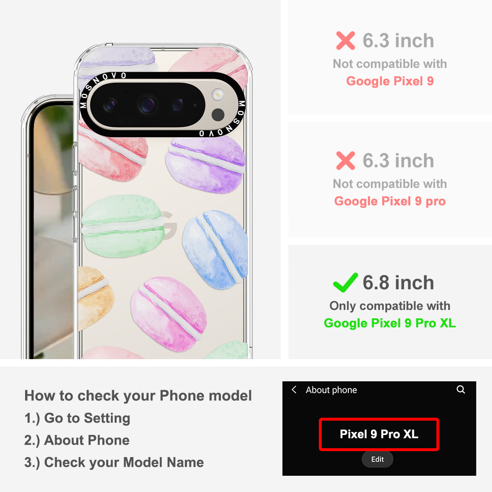 Pastel Macarons Phone Case - Google Pixel 9 Pro XL Case