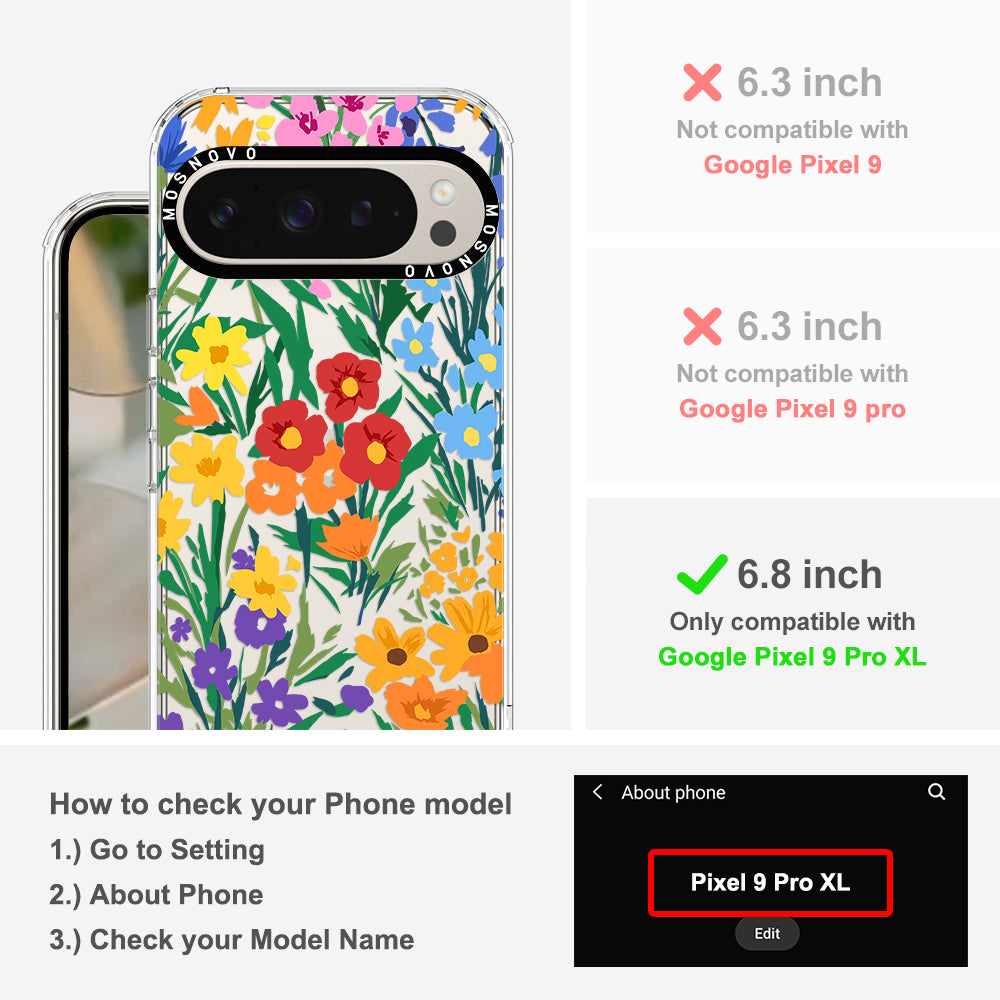 Spring Botanical Flower Phone Case - Google Pixel 9 Pro XL Case