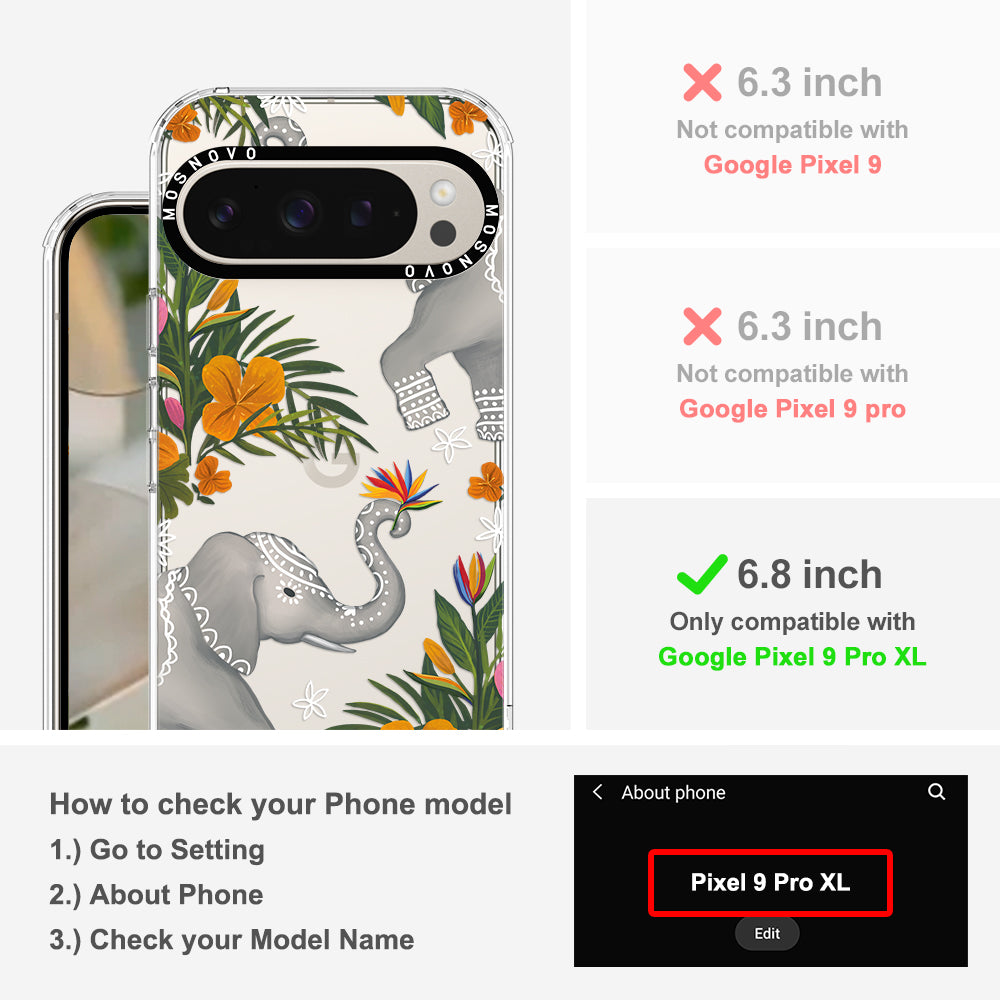 Tribal Elephant Phone Case - Google Pixel 9 Pro XL Case