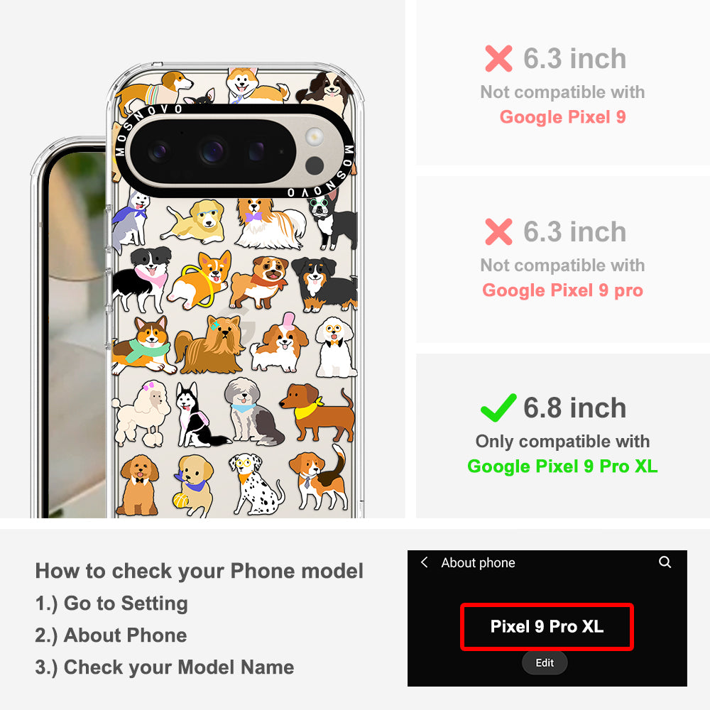 Cute Dogs Phone Case - Google Pixel 9 Pro XL Case