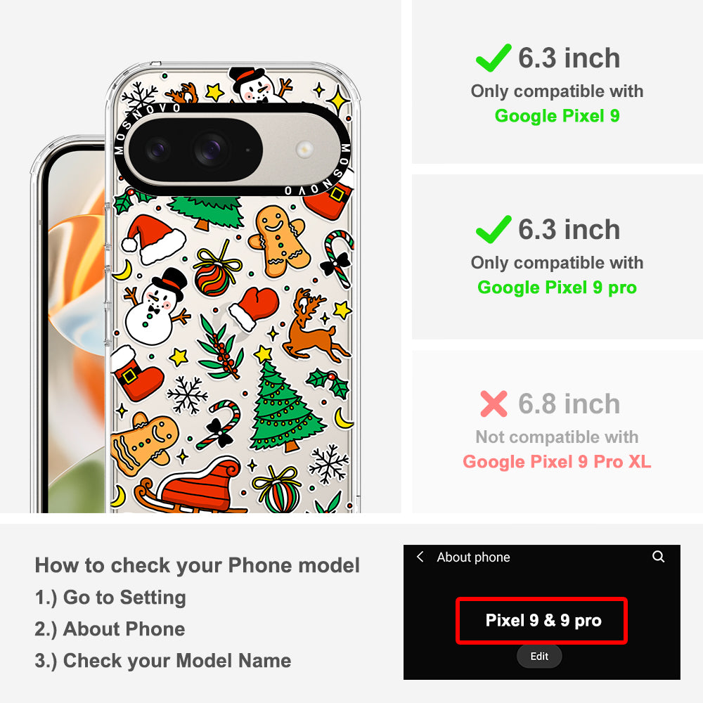 Christmas Xmas Decoration Phone Case - Google Pixel 9 Case