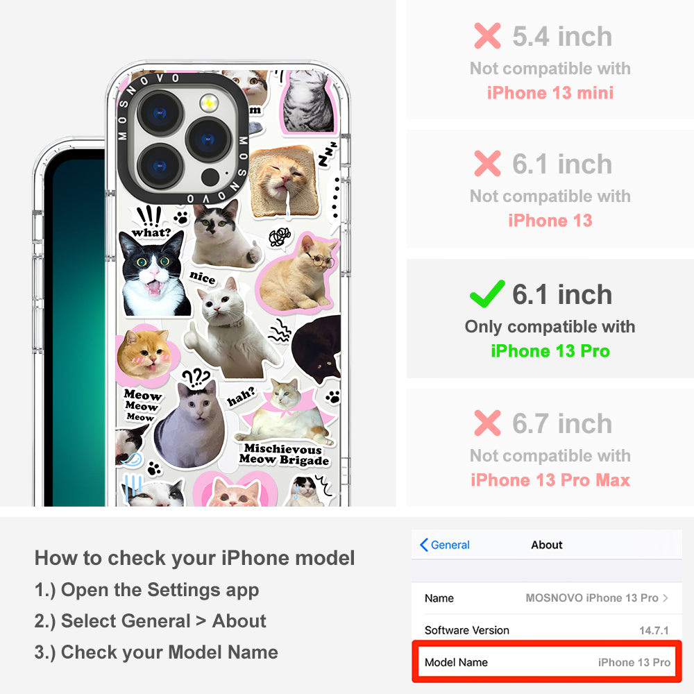 The Cat Brigade Phone Case - iPhone 13 Pro Case