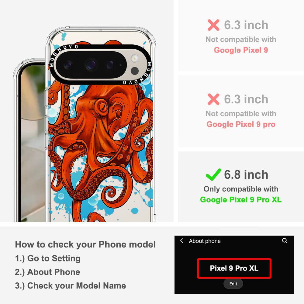 Octupus Phone Case - Google Pixel 9 Pro XL Case