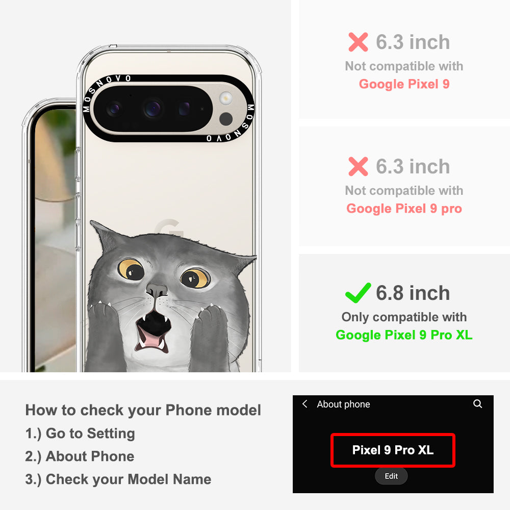 OMG Cat Phone Case - Google Pixel 9 Pro XL Case