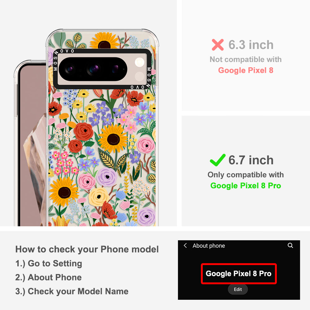 Blossom & Bloom Phone Case - Google Pixel 8 Pro Case