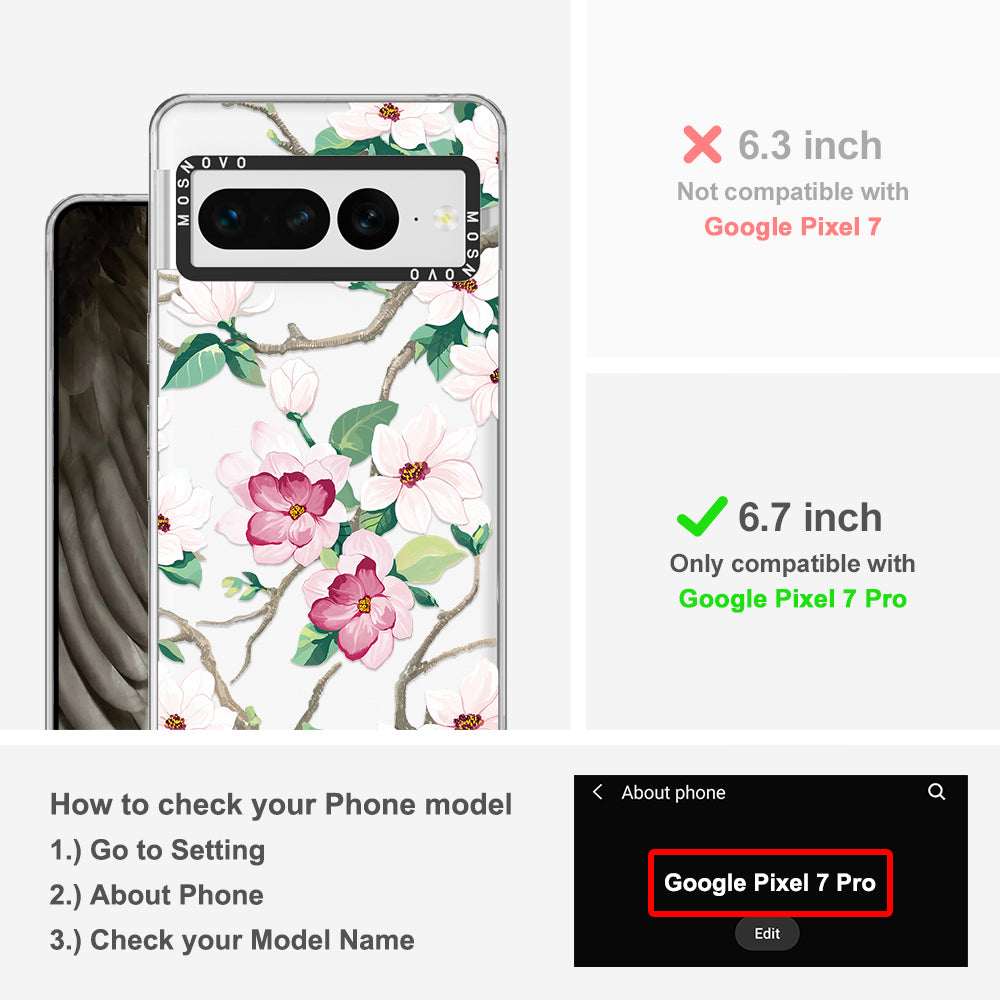 Magnolia Phone Case - Google Pixel 7 Pro Case