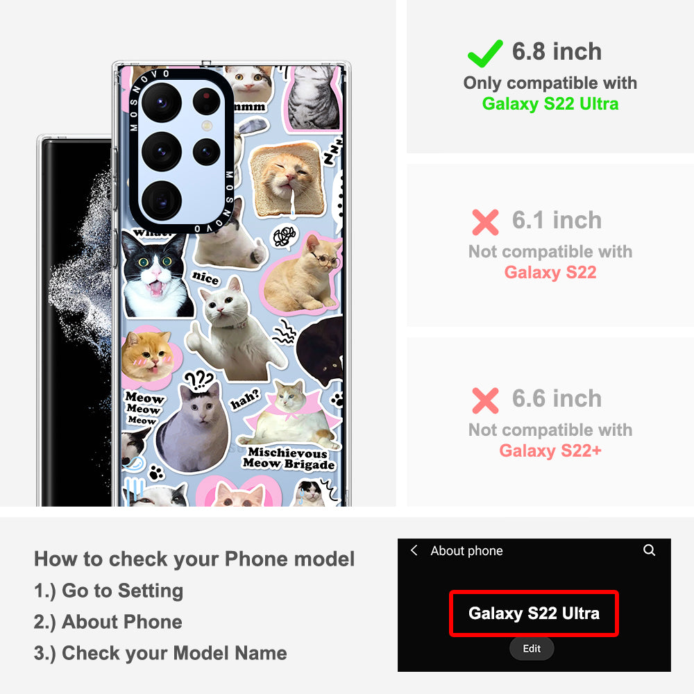 The Cat Brigade Phone Case - Samsung Galaxy S22 Ultra Case