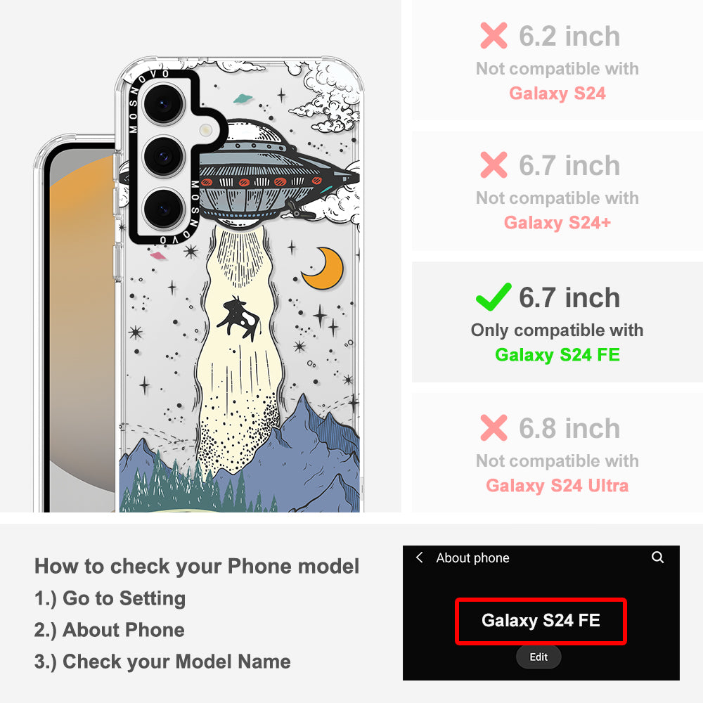 UFO Phone Case - Samsung Galaxy S24 FE Case - MOSNOVO
