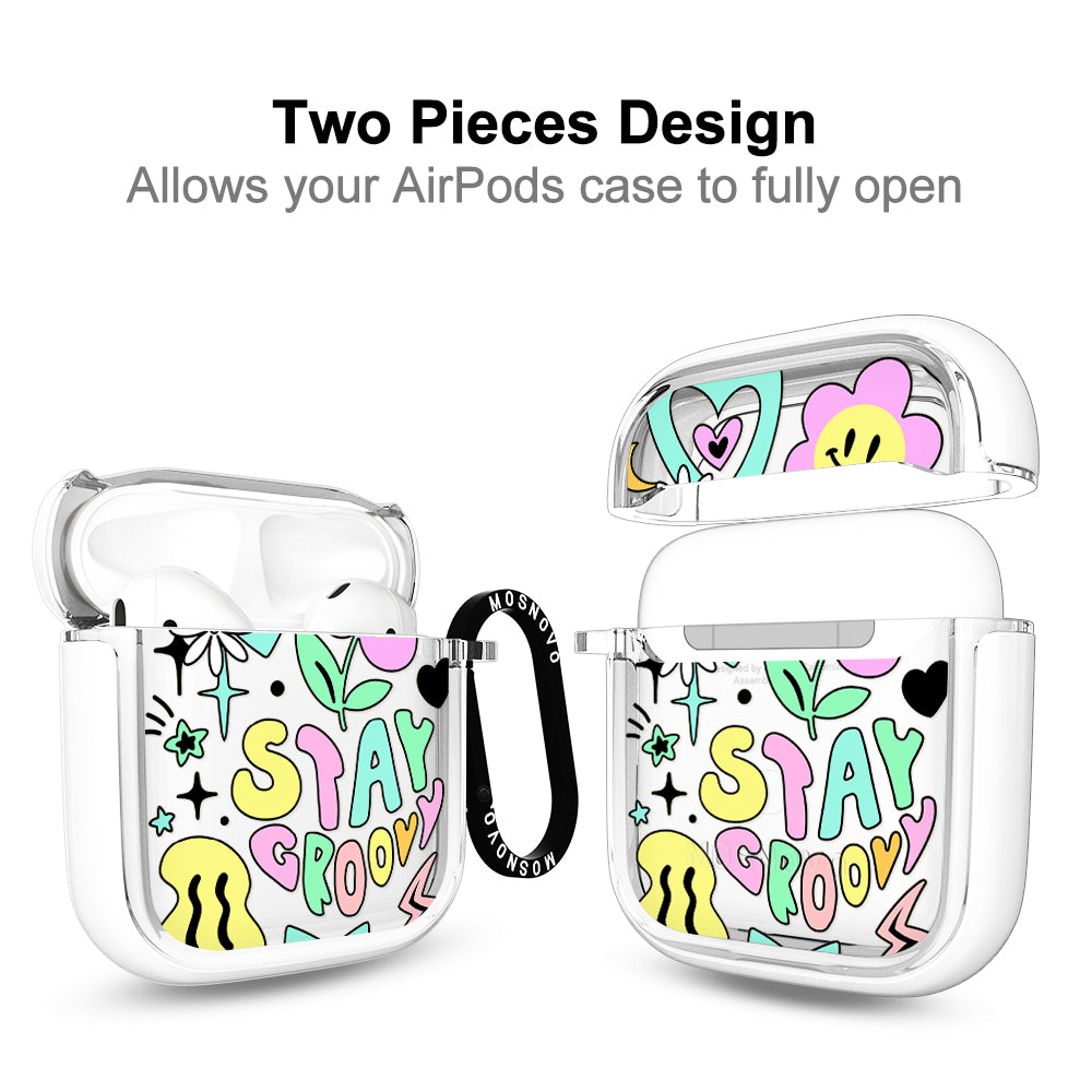 Stay Groovy AirPods 1/2 Case