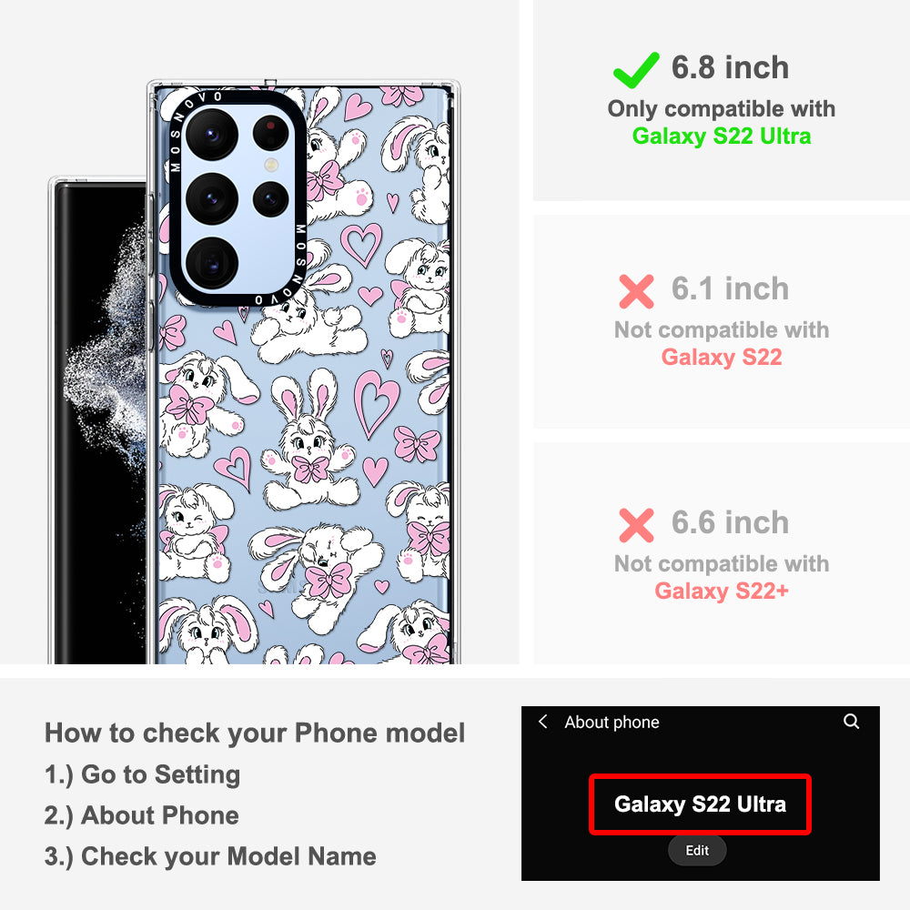 Bunnies Phone Case - Samsung Galaxy S22 Ultra Case