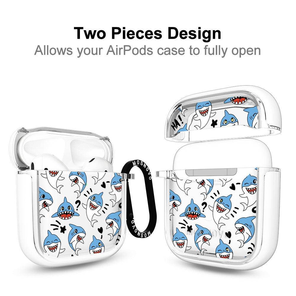 Cute Sharks AirPods 1/2 Case