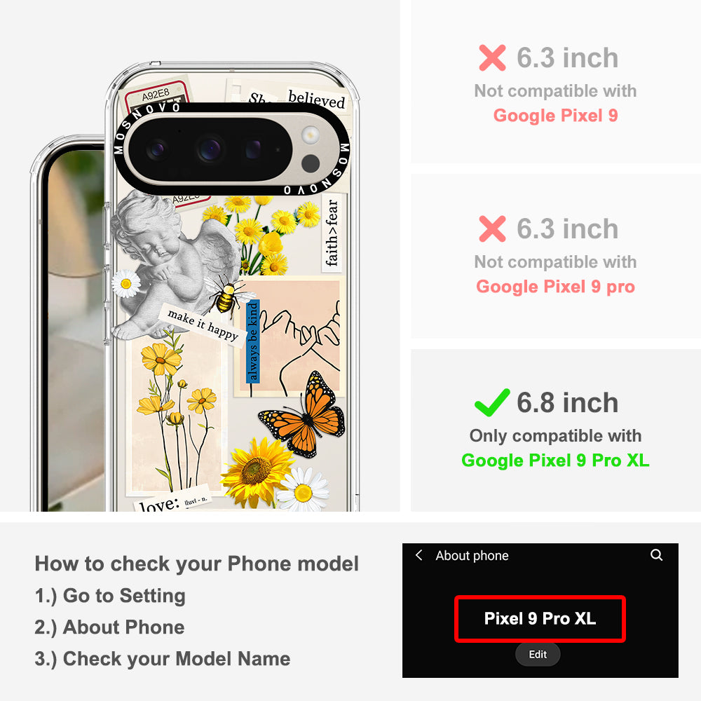 Vintage Collage Art Phone Case - Google Pixel 9 Pro XL Case