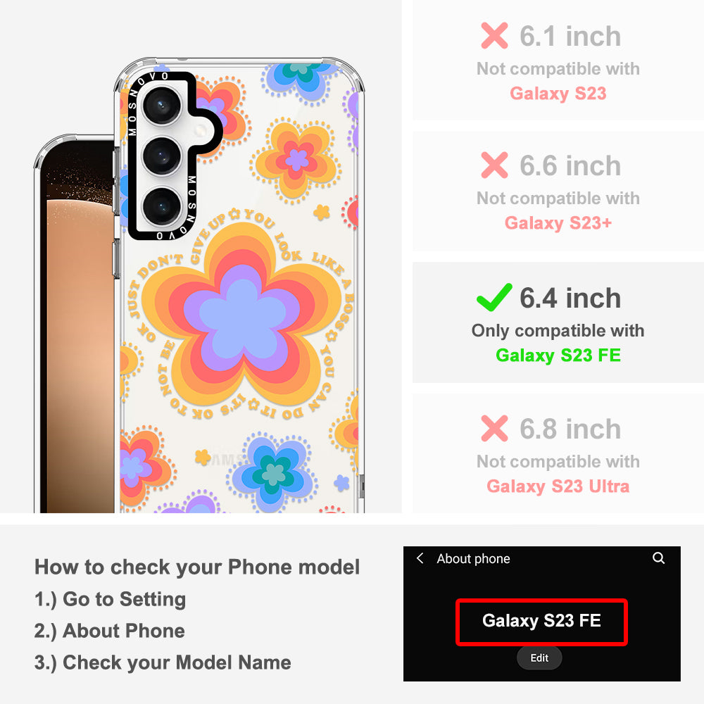 Blooming Artistry Phone Case - Samsung Galaxy S23 FE Case