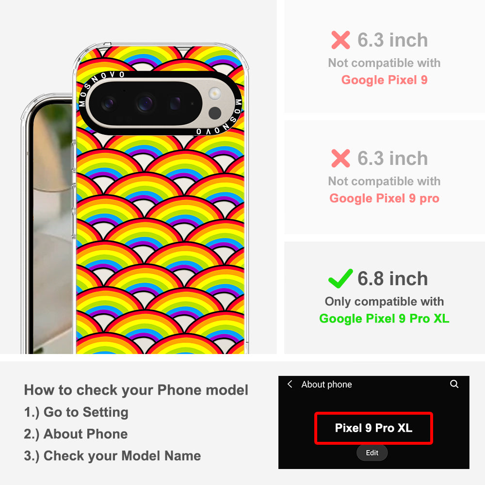 Rainbow Phone Case - Google Pixel 9 Pro XL Case