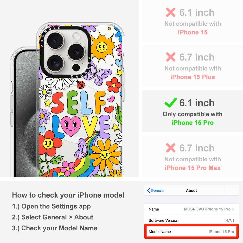 Self-love Phone Case - iPhone 15 Pro Case