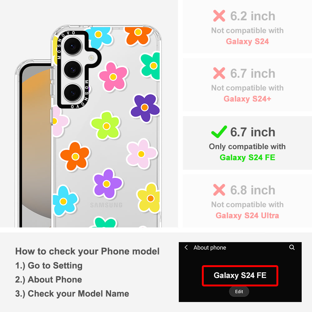 Garden Glow Phone Case - Samsung Galaxy S24 FE Case