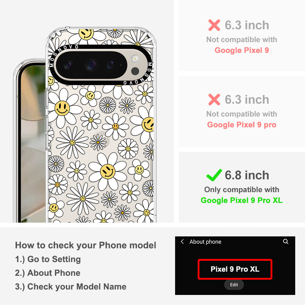 Happy Daisy Blooms Phone Case - Google Pixel 9 Pro XL Case