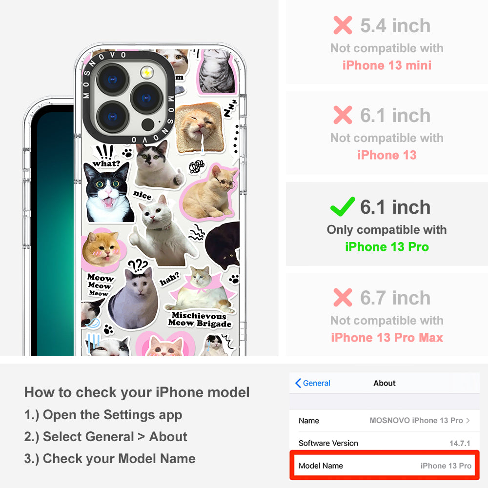 The Cat Brigade Phone Case - iPhone 13 Pro Case