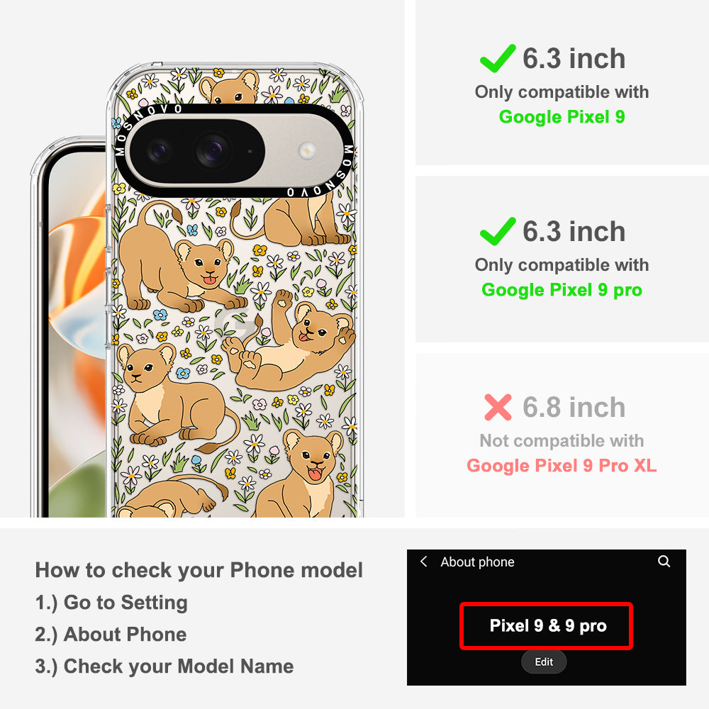 Cute Lions Phone Case - Google Pixel 9 Pro Case