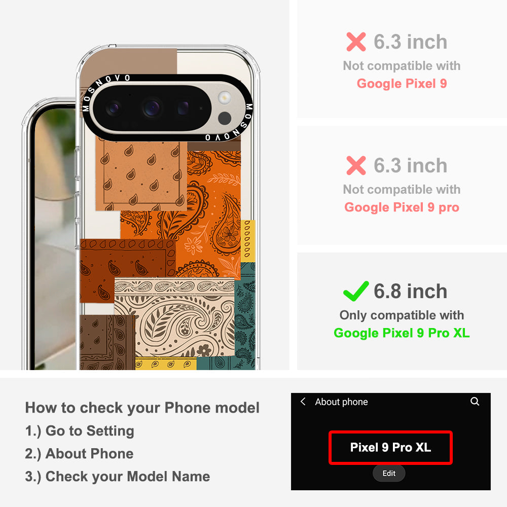 Vintage Paisley Phone Case - Google Pixel 9 Pro XL Case