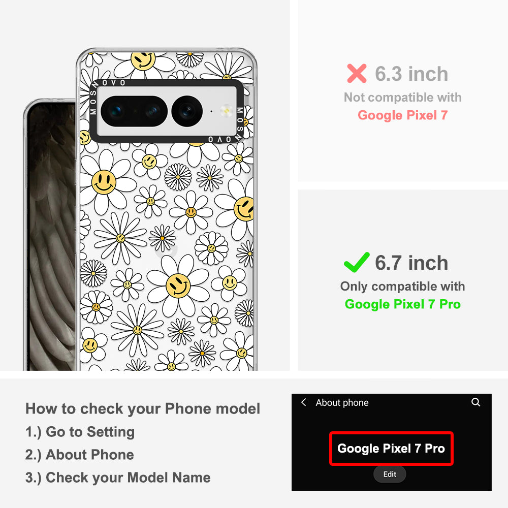 Happy Daisy Blooms Phone Case - Google Pixel 7 Pro Case