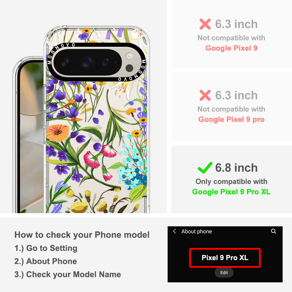 Floral Garden Phone Case - Google Pixel 9 Pro XL Case