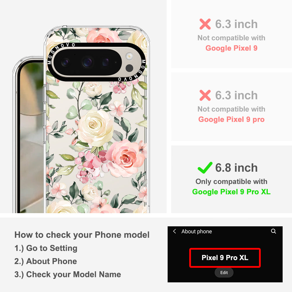 Watercolor Floral Phone Case - Google Pixel 9 Pro XL Case