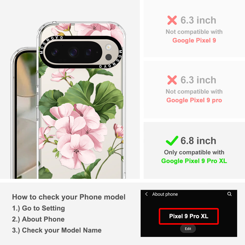 Geranium Phone Case - Google Pixel 9 Pro XL Case