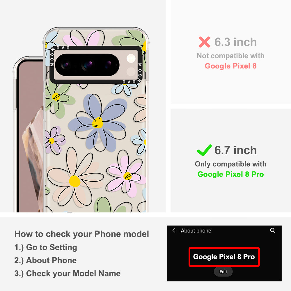 Linear Blooms Phone Case - Google Pixel 8 Pro Case