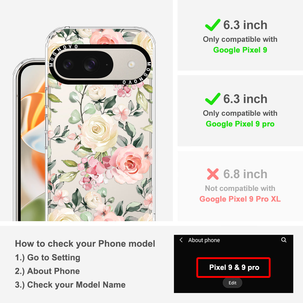 Watercolor Floral Phone Case - Google Pixel 9 Pro Case