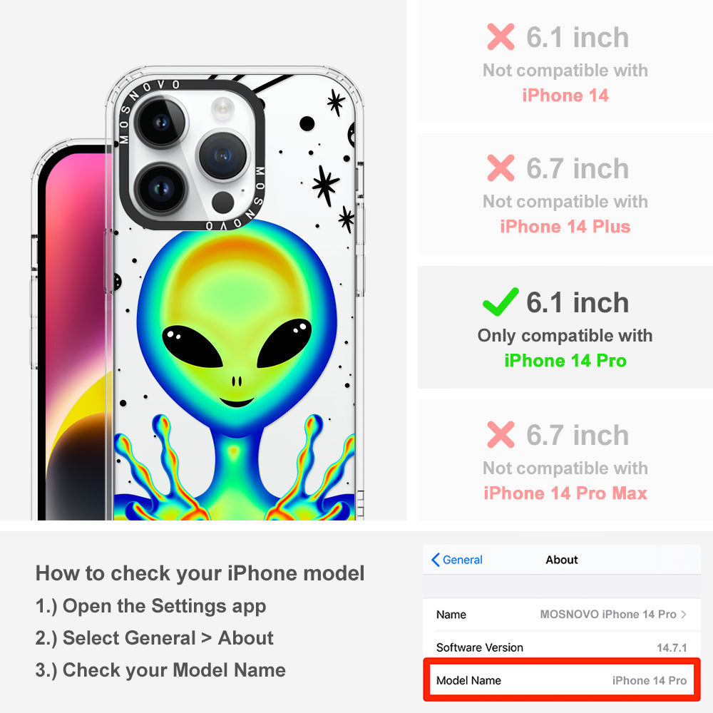 Alien Piece Phone Case - iPhone 14 Pro Case