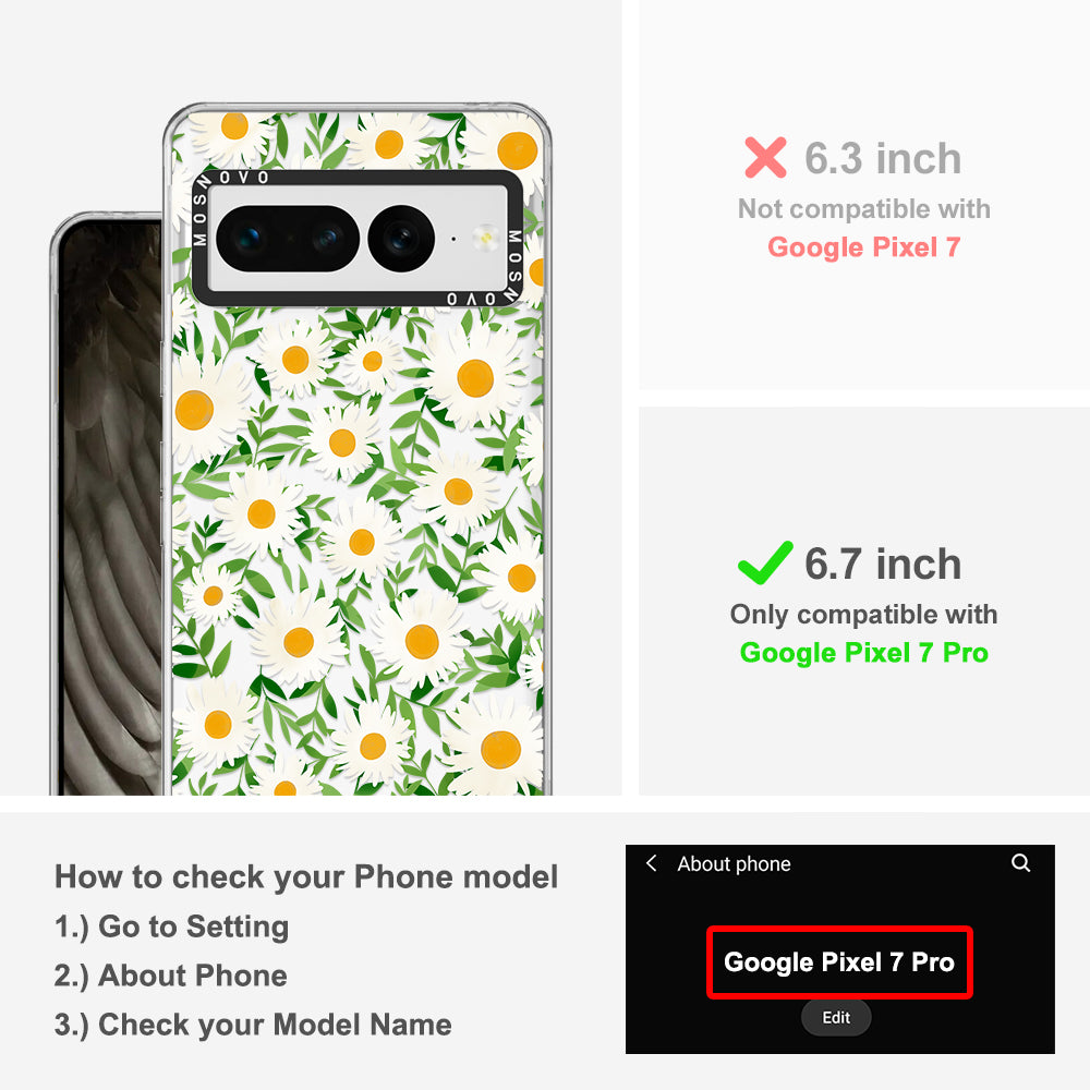 Daisies Phone Case - Google Pixel 7 Pro Case