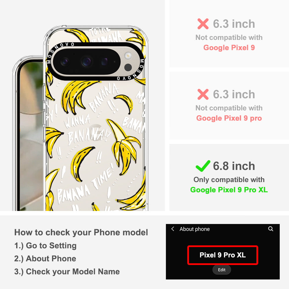 Banana Banana Phone Case - Google Pixel 9 Pro XL Case