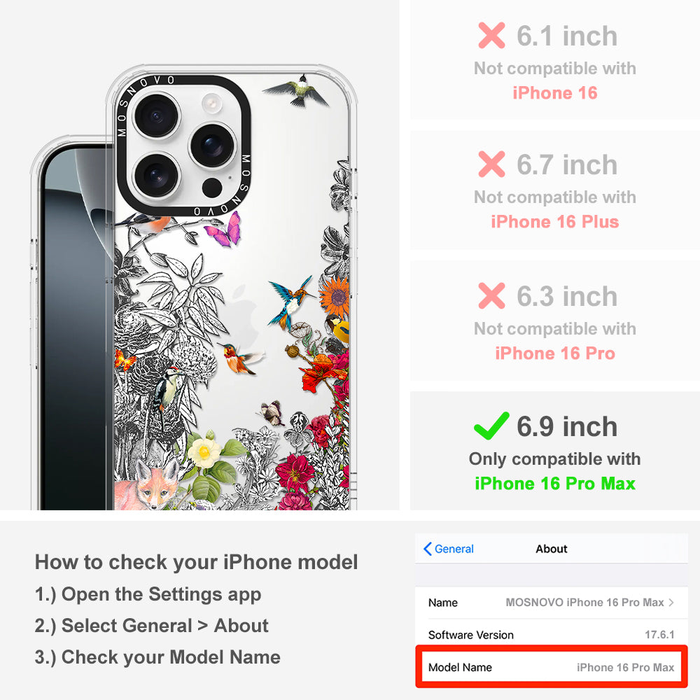 Fairy Forest Phone Case - iPhone 16 Pro Max Case - MOSNOVO