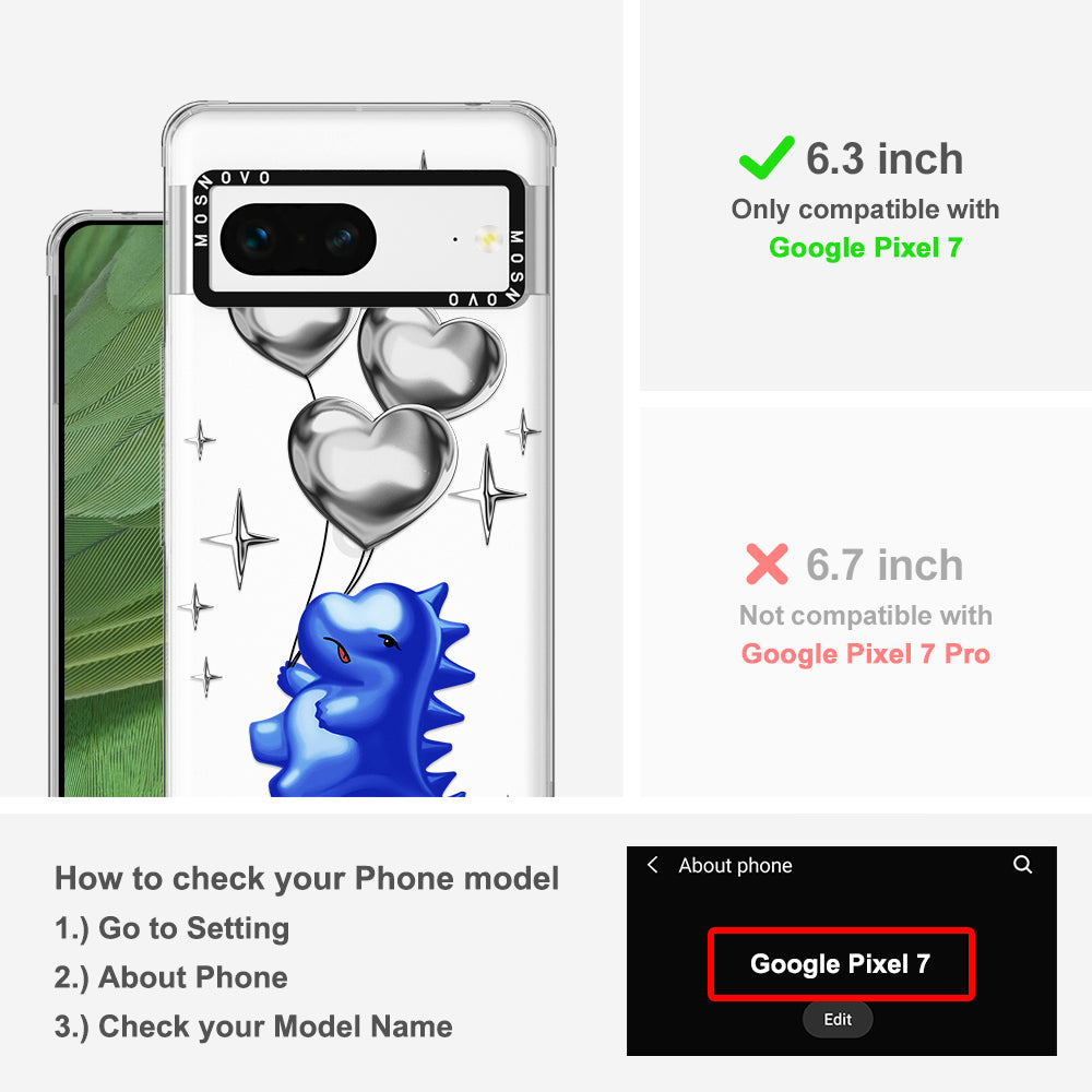 Balloonasaurus Phone Case - Google Pixel 7 Case