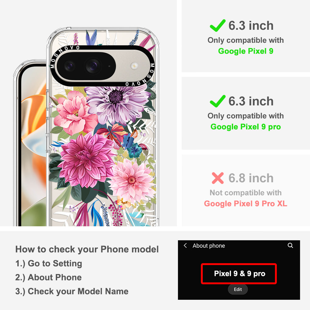 Dahlia Bloom Phone Case - Google Pixel 9 Pro Case