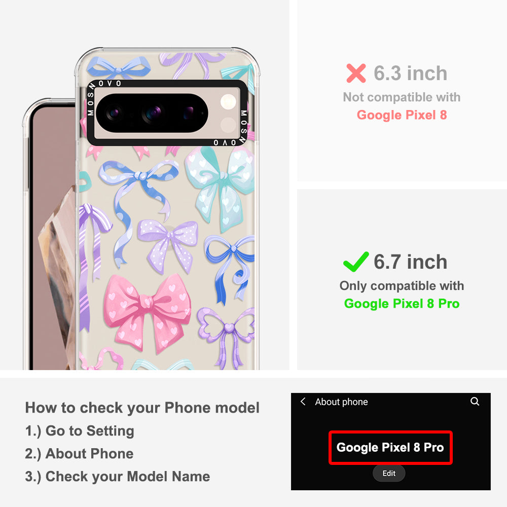 Bows Phone Case - Google Pixel 8 Pro Case